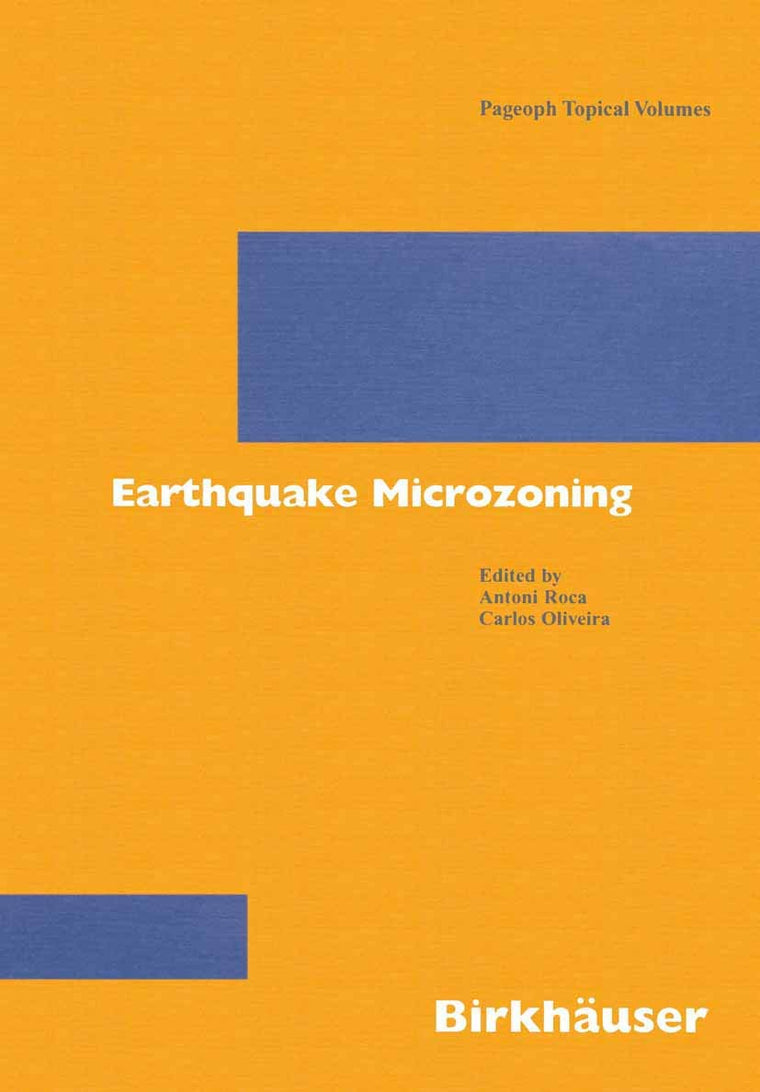 Earthquake Microzoning (Pageoph Topical Volumes)