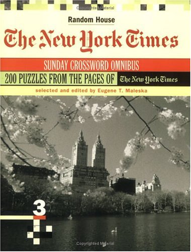 The New York Times Sunday Crossword Omnibus, Volume 3