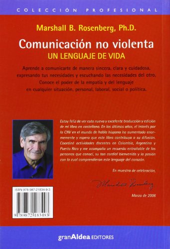 Comunicación no violenta: Un lenguaje de vida (Colección Profesional) (Spanish Edition)
