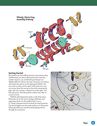 Easy Handmade Toys & Puzzles: 35 Wood Projects & Patterns (Fox Chapel Publishing) Compilation from Scroll Saw Woodworking & Crafts Magazine for Beginner to Intermediate Scrollers; Full-Size Patterns