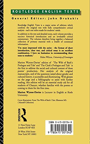 The Tales of The Clerk and The Wife of Bath (Routledge English Texts)
