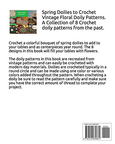 Spring Doilies to Crochet A Collection of Floral Doily Crochet Patterns: A Collection of Vintage Doilies to Crochet for Spring and Summer