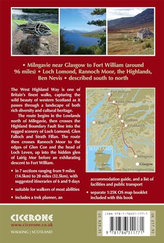 The West Highland Way: Milngavie to Fort William Scottish Long Distance Route (UK long-distance trails series)