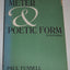Poetic Meter & Poetic Form by Fussell, Paul
