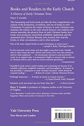 Books and Readers in the Early Church: A History of Early Christian Texts