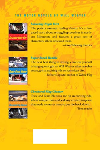 Checkered Flag Cheater: A Motor Novel (Motor Novels, 3) — back cover