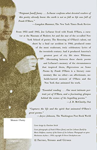 Digressions on Some Poems by Frank O'Hara: A Memoir