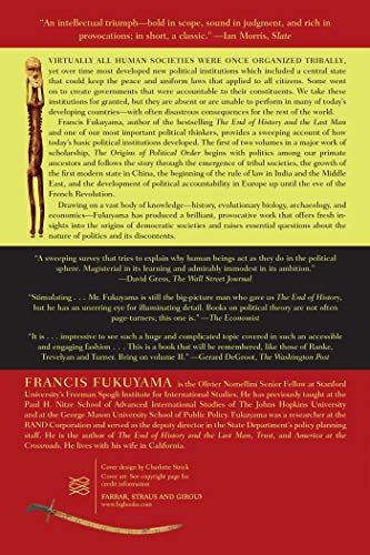 The Origins of Political Order: From Prehuman Times to the French Revolution