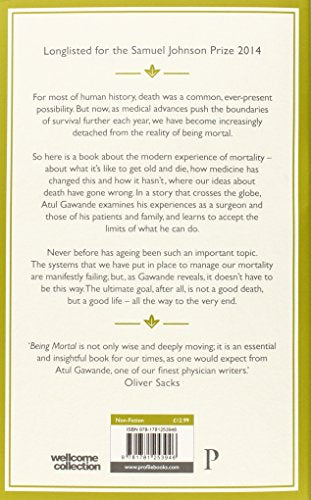 Being Mortal Illness, Medicine, and What Matters in the End