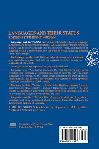 Languages and Their Status