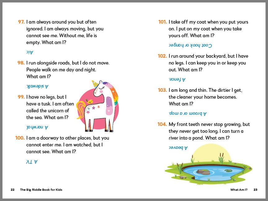 The Big Riddle Book for Kids: Tricky Puzzles
