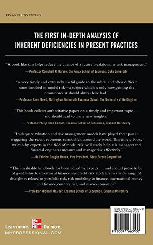 The Risk Modeling Evaluation Handbook: Rethinking Financial Risk Management Methodologies in the Global Capital Markets