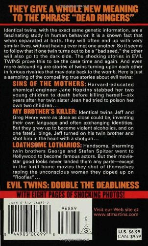 Evil Twins: Chilling True Stories of Twins, Killing and Insanity (St. Martin's True Crime Library)