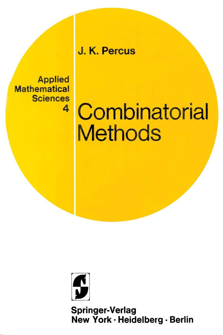 Combinatorial Methods (Applied Mathematical Sciences, 4)