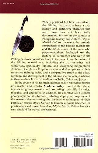 Filipino Martial Culture (Martial Culture Series)