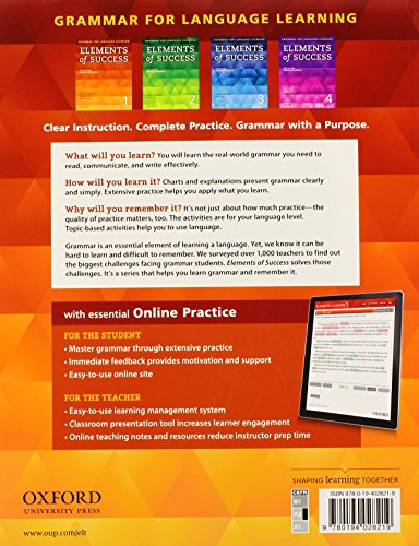 Elements of Success Student Book 1A