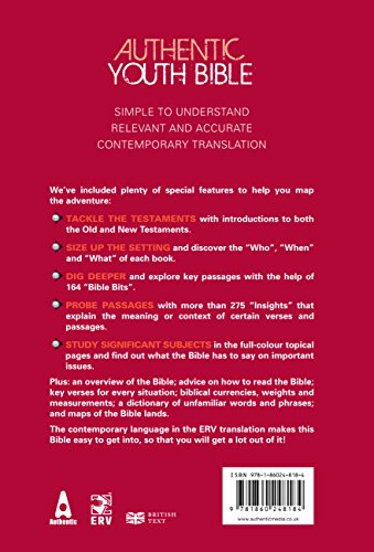 ERV Authentic Youth Bible Red (Easy Read Version) (Bible Easy Read Version)