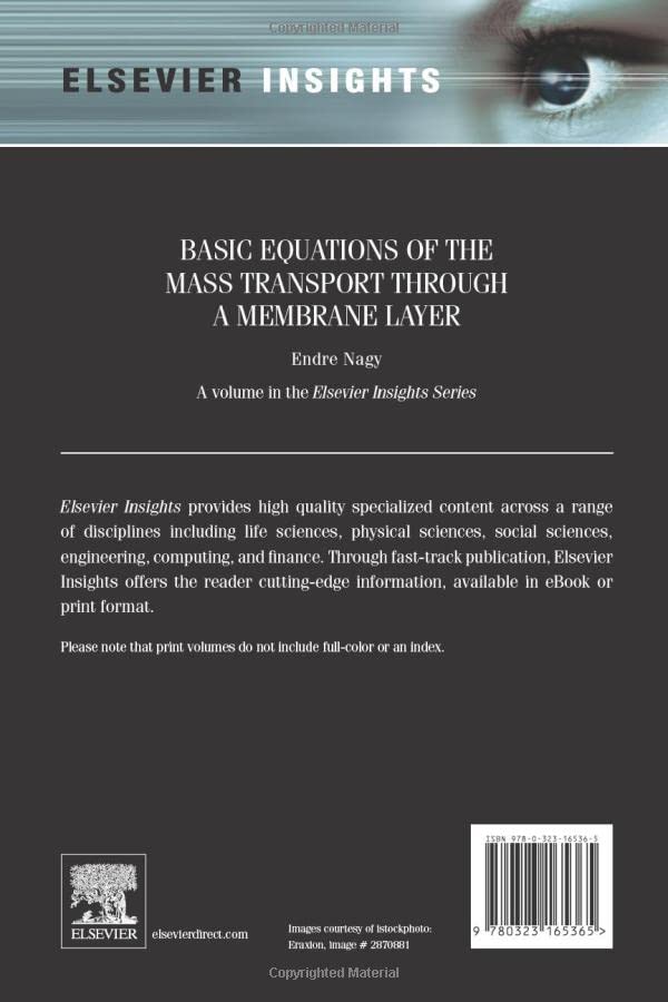 Basic Equations of the Mass Transport through a Membrane Layer