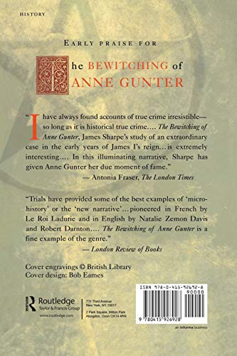 The Bewitching of Anne Gunter by Sharpe, James
