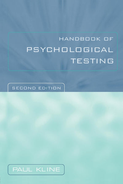 Handbook of Psychological Testing, Second Edition