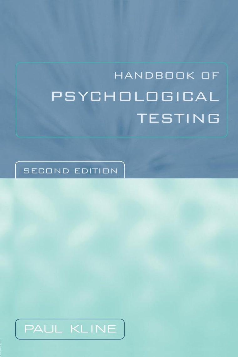 Handbook of Psychological Testing, Second Edition