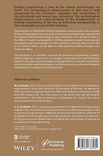 Fundamentals of Sustainable Drilling Engineering (Wiley-Scrivener)