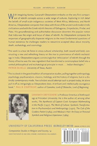 Imagining Karma: Ethical Transformation in Amerindian, Buddhist, and Greek Rebirth