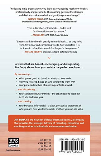 How to Hire the Perfect Employer: Finding the Job and Career That Fit You Through a Powerful Personal Infomercial