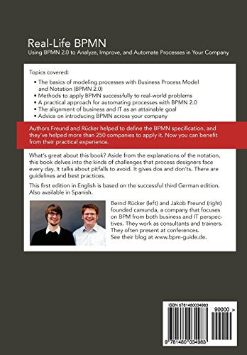 Real-Life BPMN: Using BPMN 2.0 to Analyze, Improve, and Auto