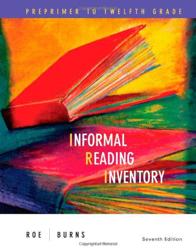 Informal Reading Inventory: Preprimer to Twelfth Grade