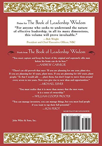 The Book of Leadership Wisdom: Classic Writings by Legendary Business Leaders