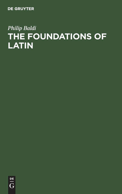 The Foundations of Latin