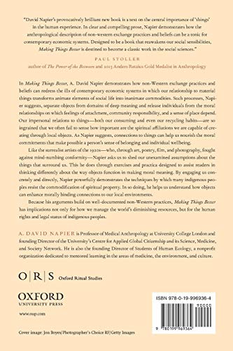 Making Things Better: A Workbook on Ritual, Cultural Values, and Environmental Behavior (Oxford Ritual Studies)