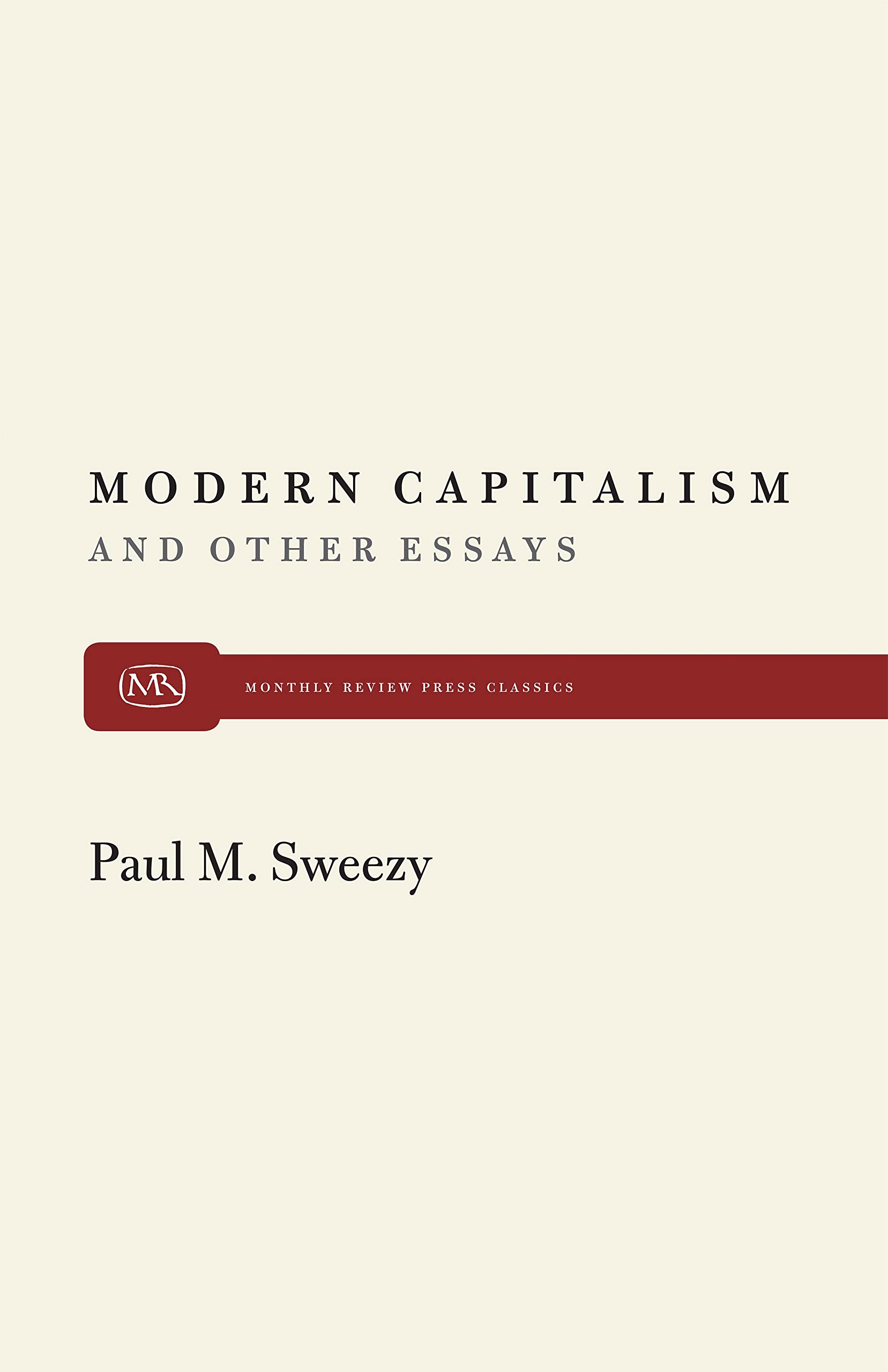 Modern Capitalism (Modern Reader)