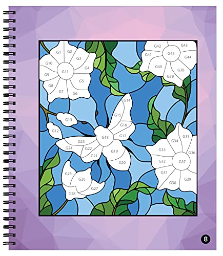 Brain Games - Sticker by Number: Flowers & Nature (28 Images