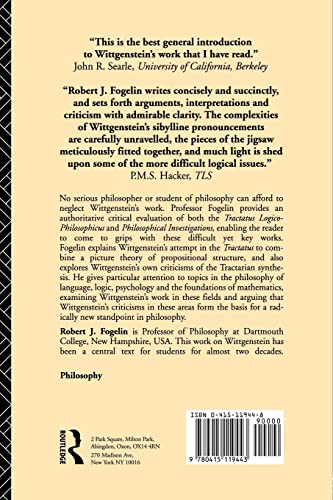 Wittgenstein (Arguments of the Philosophers)