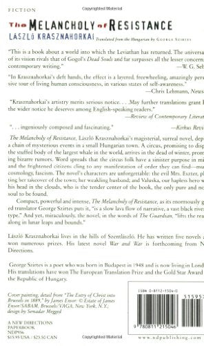 The Melancholy of Resistance (New Directions Paperbook) by L