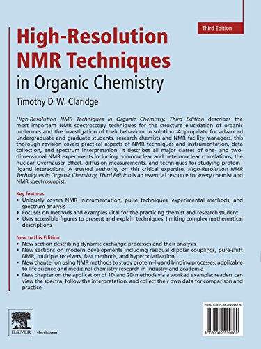 High-Resolution NMR Techniques in Organic Chemistry