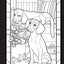 Dogs Stained Glass Coloring Book (Dover Animal Coloring Books)