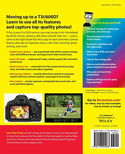 Canon EOS Rebel T3i / 600D For Dummies