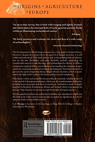 The Origins of Agriculture in Europe (Material Cultures S)