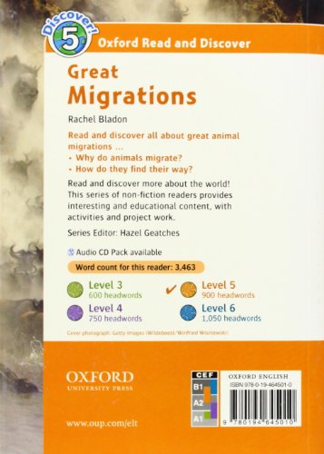 Oxford Read and Discover: Level 5: 900-Word VocabularyGreat Migrations (Oxford Read and Discover: Discover! Level 5)