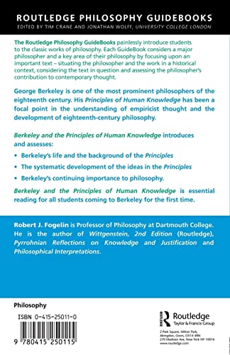 Routledge Philosophy GuideBook to Berkeley and the Principles of Human Knowledge (Routledge Philosophy GuideBooks)