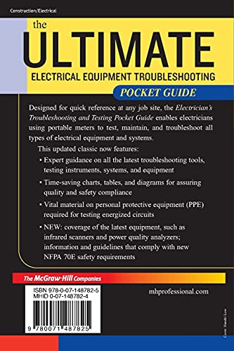 Electrician's Troubleshooting and Testing Pocket Guide, Third Edition