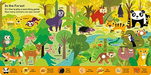 Noisy Animal Search and Find: With 12 sounds and more than 100 Animals to find (I Can Learn)