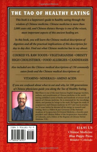 The Tao of Healthy Eating: Dietary Wisdom According to Traditional Chinese Medicine