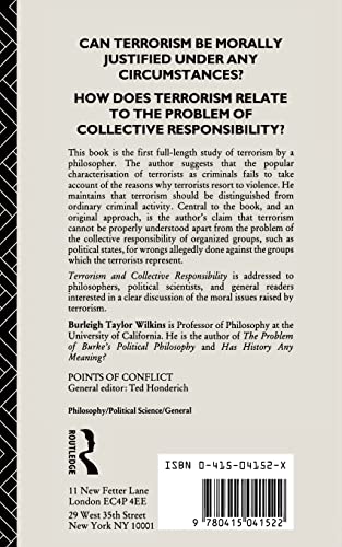 Terrorism and Collective Responsibility (Points of Conflict)