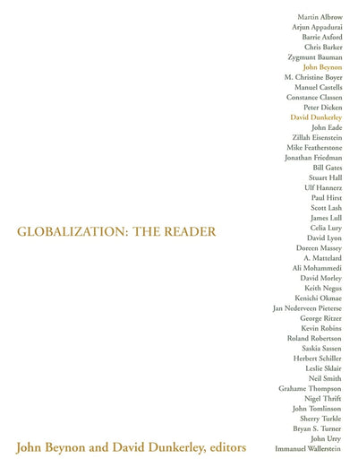 Globalization: The Reader