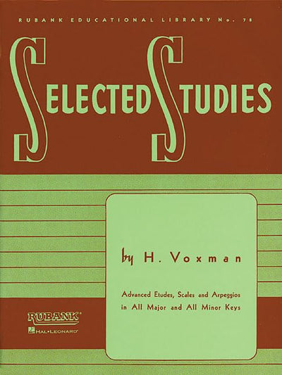 Selected Studies: for Clarinet (Rubank Educational Library)