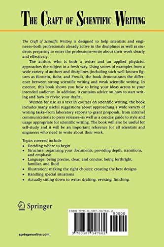 The Craft of Scientific Writing, 3rd Edition